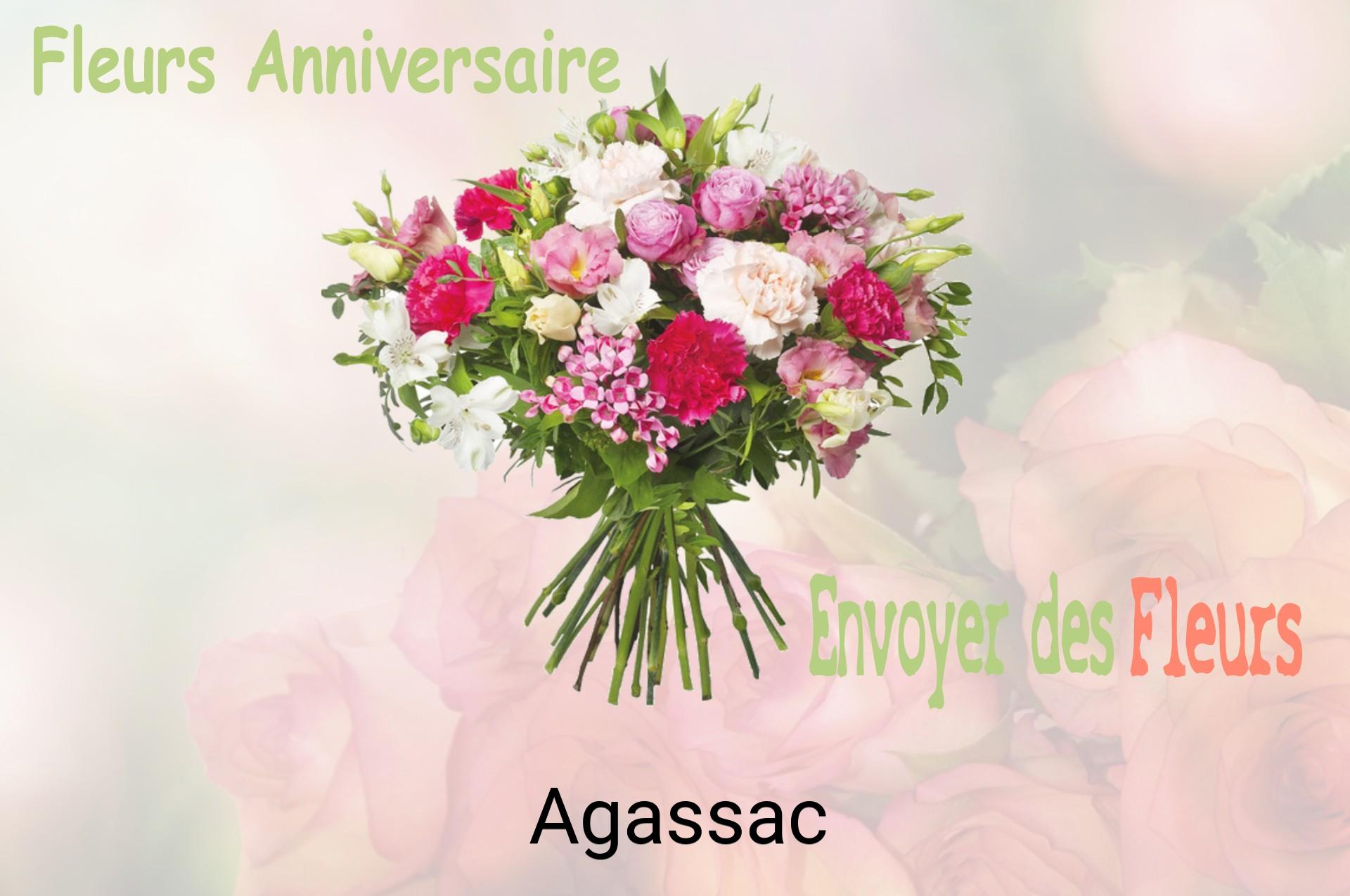 Bouquet de fleurs d’anniversaire livré à Agassac